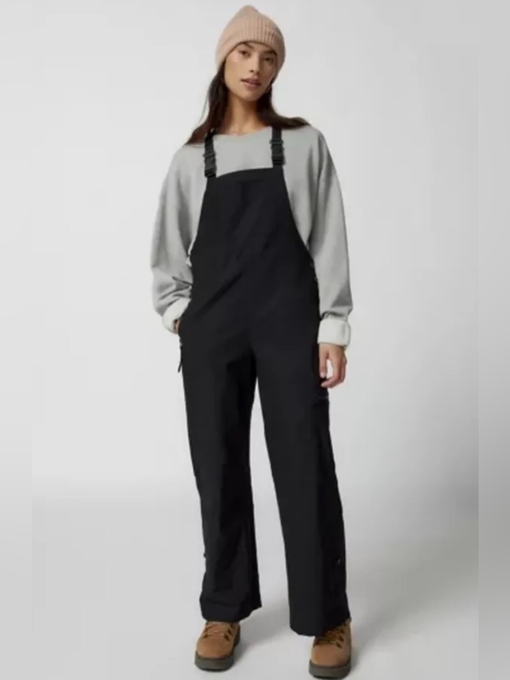 Roxy x Chloe Kim Cargo Overalls Black size Small - Picture 15 of 15